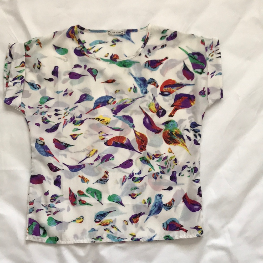 Liva Girl Flowy polyester  Top